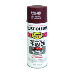 RUST OLEUM STOPS RUST Automotive Primer Spray Paint Red 12 oz Aerosol Can