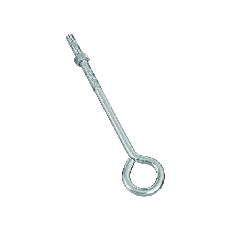 National Hardware Eye Bolt 3/8-16 Thread 3 in L Thread 1 in ID Dia Eye 6.35 in L Shank Steel Zinc