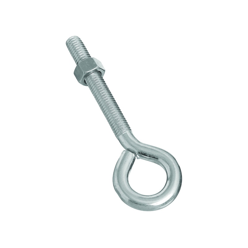 National Hardware Eye Bolt 1/2-13 Thread 3-1/2 in L Thread 1 in ID Dia Eye 3.95 in L Shank Steel