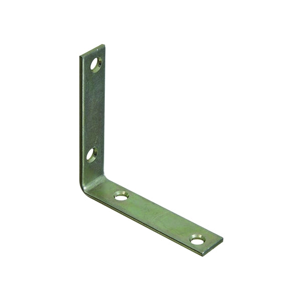 National Hardware 115BC Series Corner Brace 3-1/2 in L 3/4 in W Steel Zinc 0.12 Thick Material