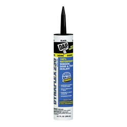 DAP Premium Sealant Black 1 day Curing 40 to 100 deg F 10.1 oz Cartridge