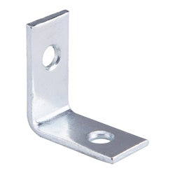 Prosource Corner Brace 1 in L 1 in W 1/2 in H Steel Zinc Plated 1.8 mm Thick Material