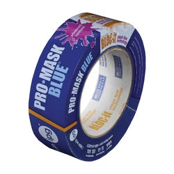 IPG Masking Tape 60 yd L 1.4 in W Crepe Paper Backing Blue