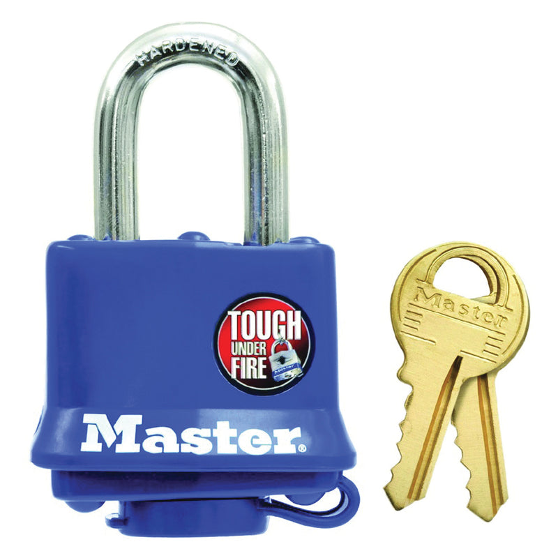 Master Lock Keyed Padlock Different Key 9/32 in Dia Shackle 1-1/16 in H Shackle Steel Shackle Steel Body
