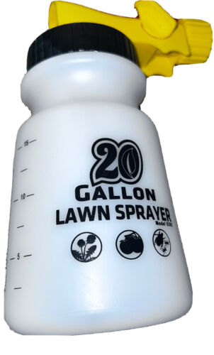 CHAPIN Hose End Sprayer 20 gal Cup Polyethylene White