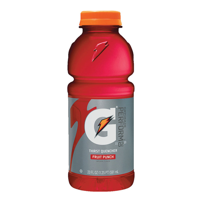 Gatorade G Thirst Quencher Sports Drink Liquid Fruit Punch Flavor 20 oz Bottle