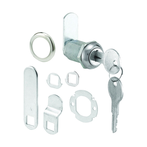 Defender Security Drawer and Cabinet Lock Keyed Lock Y13 Yale Keyway Stainless Steel Chrome