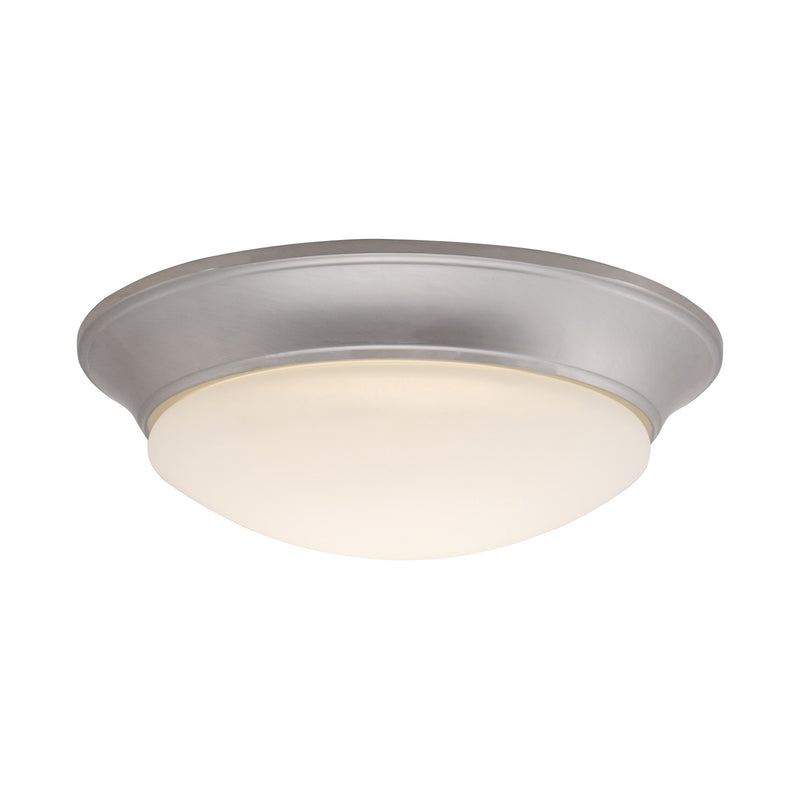 Boston Harbor 14" LED Flush Mount Ceiling Fixture 120 V LED Lamp Brushed Nickel Fixture