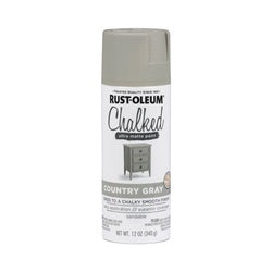 RUST OLEUM Ultra Matte Spray Paint Ultra Matte Country Gray 12 oz Aerosol Can