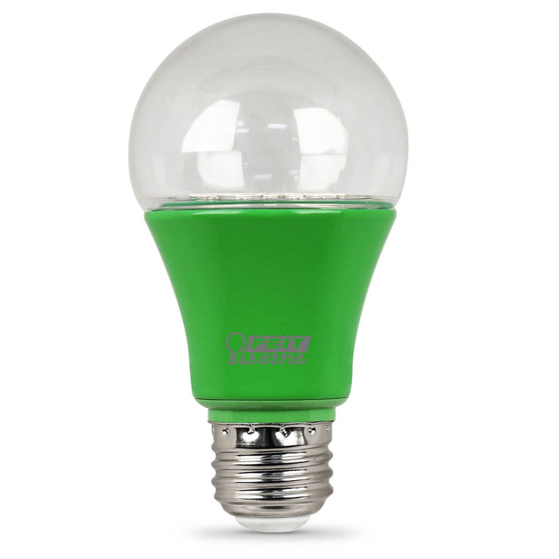 Feit Electric LED Plant Grow Light General Purpose A19 Lamp E26 Lamp Base Green