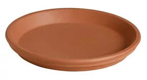 Marshall Pottery Saucer 11-1/2 in Dia Clay Terracotta