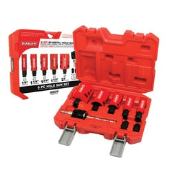 Diablo Hole Saw Kit 9 Piece Bi Metal