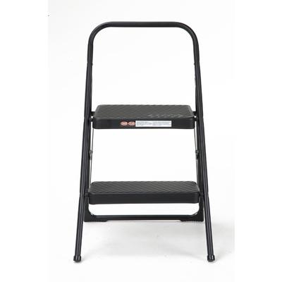 Cosco Folding Step Stool 28.13 in H 2 Step 200 lb Steel Cool Gray