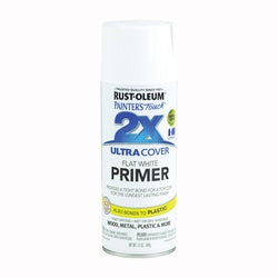 RUST OLEUM PAINTER'S Touch Spray Primer Flat White 12 oz Aerosol Can