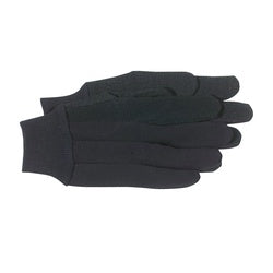 BOSS General Purpose Work Gloves Men's XL Non Slip Thumb Knit Wrist Cuff Cotton/Jersey/Polyester Brown