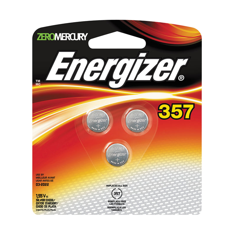 Energizer Coin Cell Battery 1.5 V Battery 150 mAh 357 Battery Silver Oxide