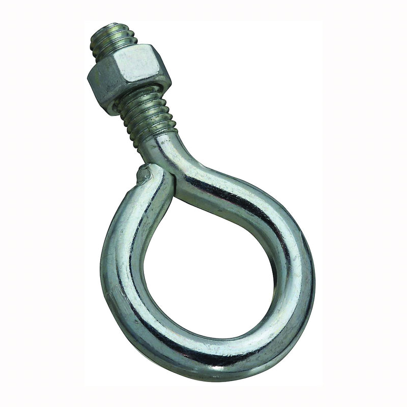 National Hardware Eye Bolt 3/8-16 Thread 1 in L Thread 1 in ID Dia Eye 1.35 in L Shank Steel Zinc