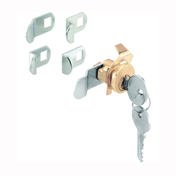 Defender Security Mailbox Lock Steel Brass