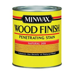 Minwax Wood Finish Wood Stain Natural Liquid 1 qt Can