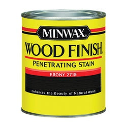 Minwax Wood Finish Wood Stain Ebony Liquid 1 qt Can