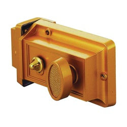 ACE Night Latch Brass Golden Lacquer