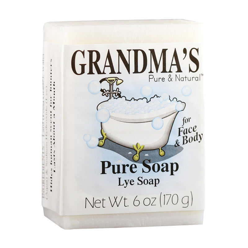 GRANDMA'S Pure and Natural Bar Soap White White 6 oz