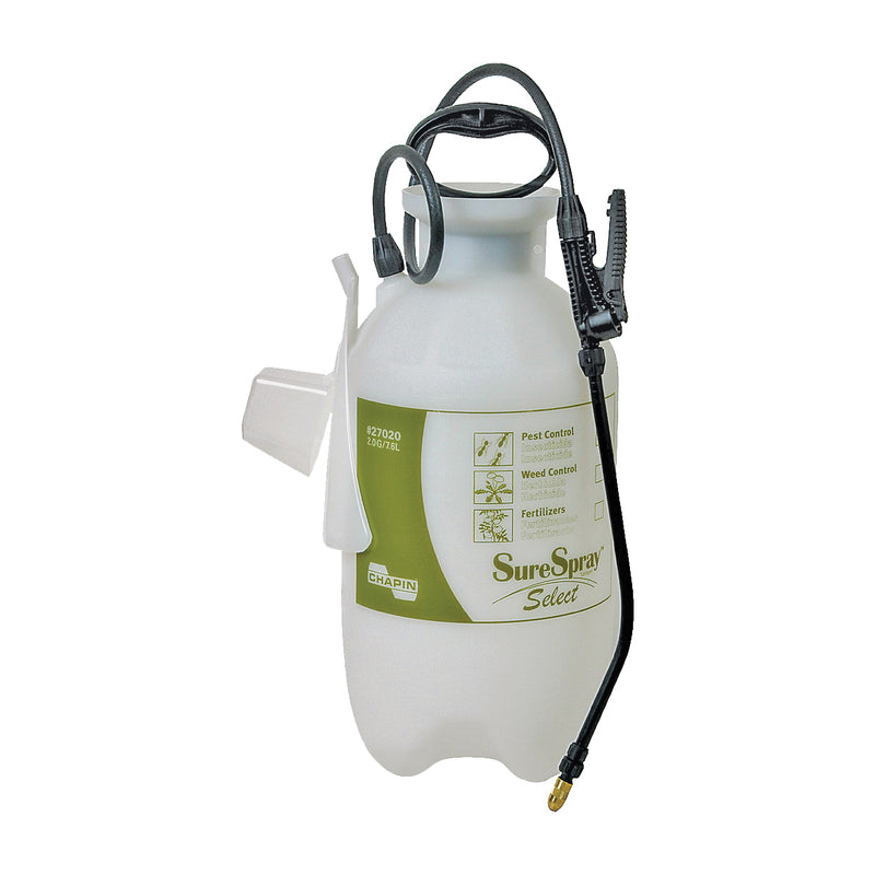 CHAPIN SureSpray Compression Sprayer 2 gal Tank Poly Tank 34 in L Hose