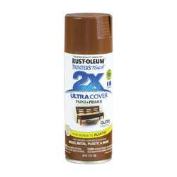 RUST OLEUM PAINTER'S Touch Gloss Spray Paint Gloss Chestnut 12 oz Aerosol Can