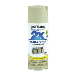 RUST OLEUM PAINTER'S Touch Satin Spray Paint Satin Fossil 12 oz Aerosol Can