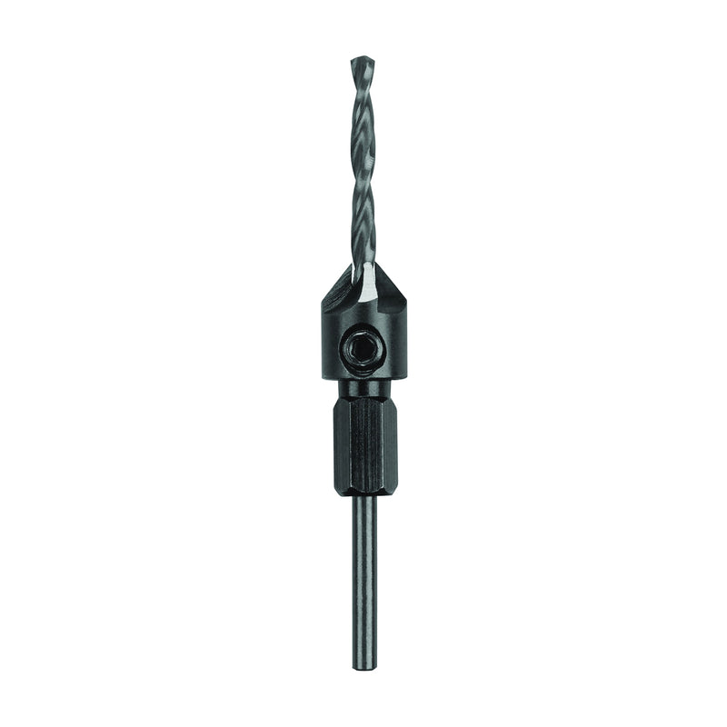 DeWALT Drill Bit 11/64 in Dia 3-1/2 in OAL Countersink Spiral Flute 4-Flute 1/8 in Dia Shank