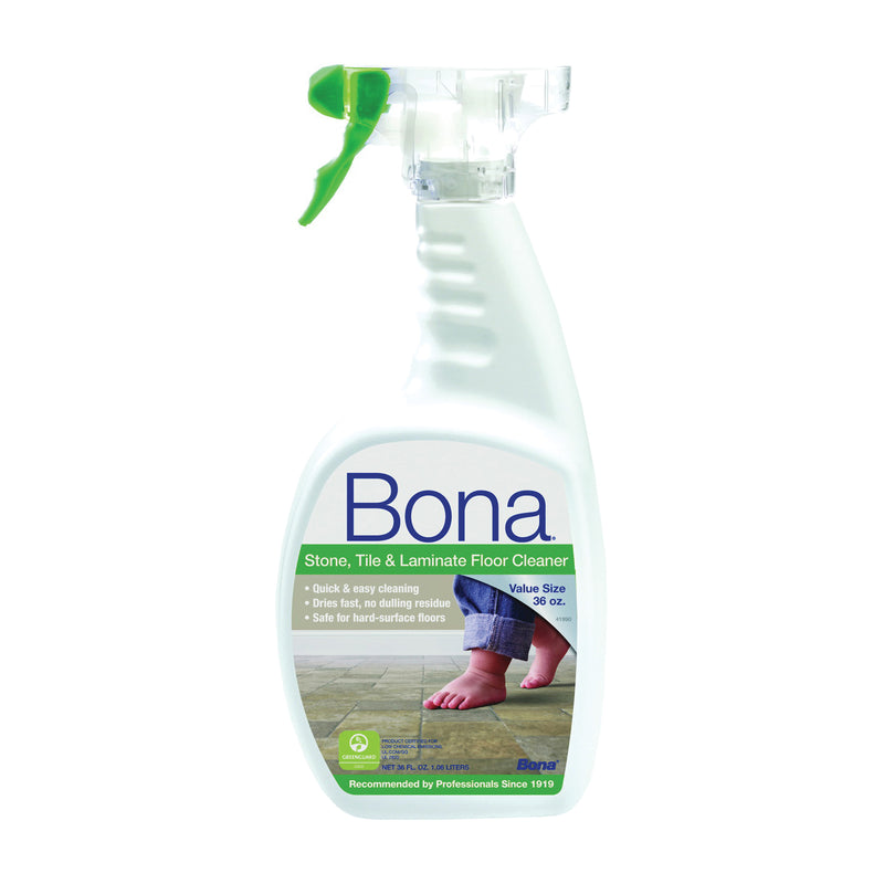 Bona Floor Cleaner 36 oz Bottle Liquid Fresh Light Turquoise