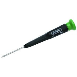 GENERAL Cell Phone Screwdriver 1 1/2 in Drive T 6 Torx Drive 4 5/8 in OAL Ergonomic Handle