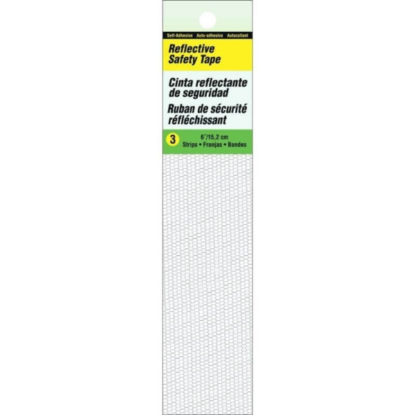HY-KO Reflective Safety Tape 6 in L White