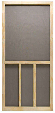 Aspen Natural Wood Screen Door 32 inch