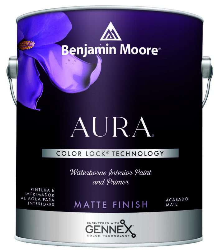 Benjamin Moore Aura Interior Paint Matte Deep Base 1 qt