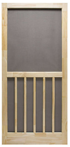 Nantucket Natural Wood Screen Door 36 inch