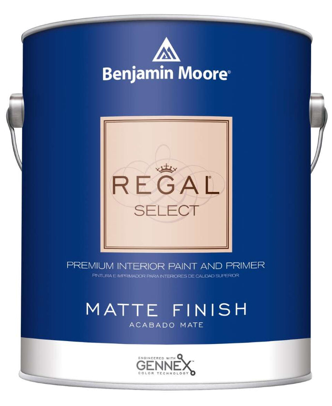 Benjamin Moore Interior Paint Matte Medium Base 5 gal