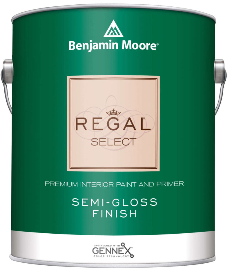 Benjamin Moore Regal Select Interior Paint Semi-Gloss Ultra Base 1 qt Container